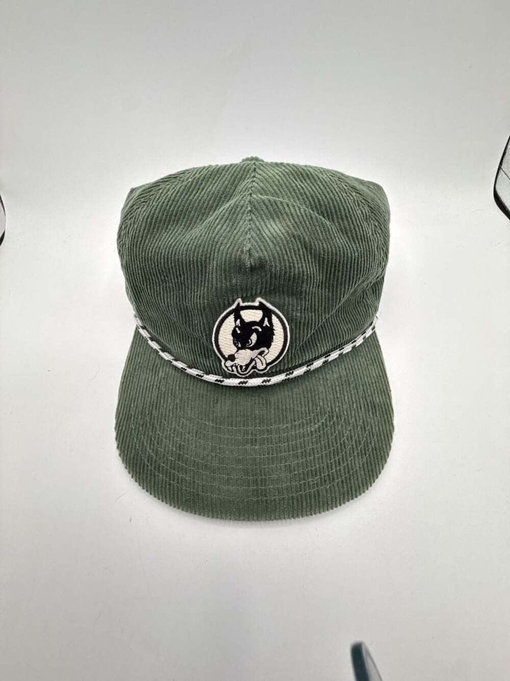 Wookles & Co. Wolf Rope Hat - Kelp Corduroy